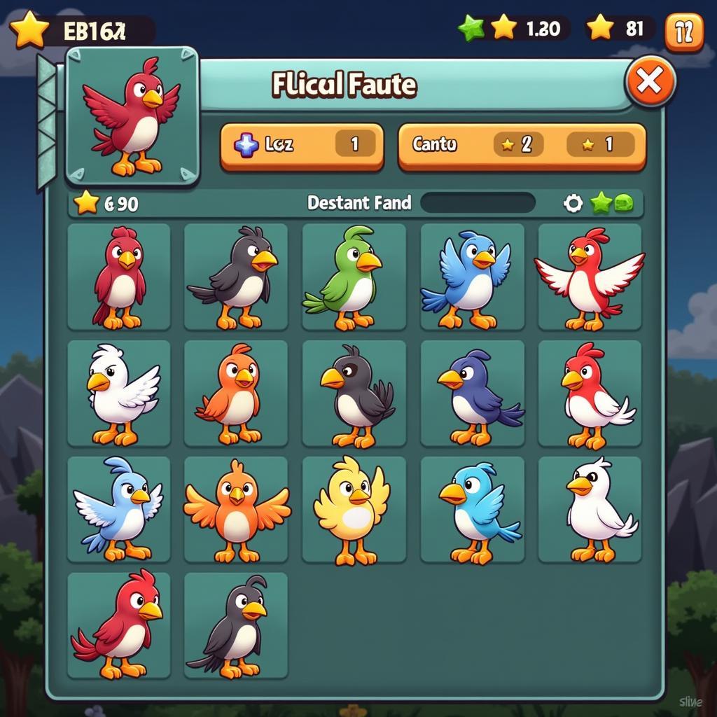 Angry Birds Evolution Character Roster