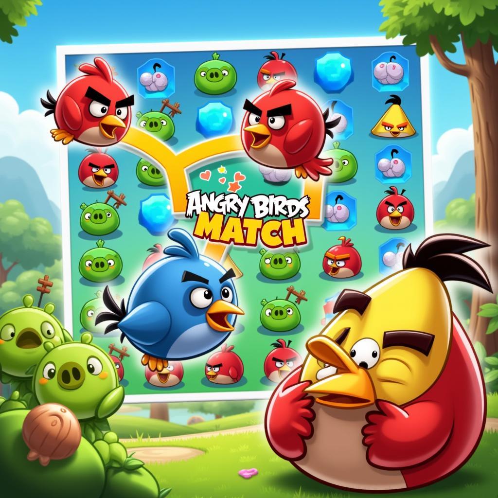 Angry Birds Match Gameplay Screenshot