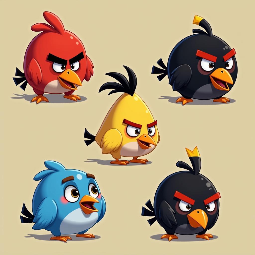 Angry Birds Rio Mod APK Characters