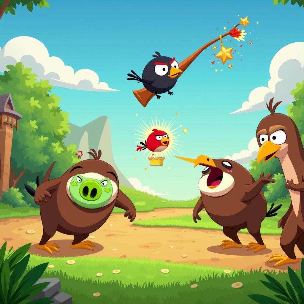 Angry Birds Rio Mod APK Gameplay Screenshot