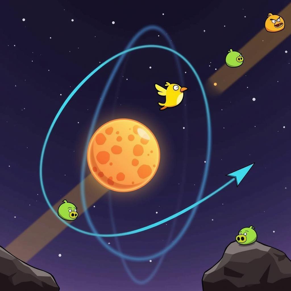 Angry Birds Space HD Mod APK Zero Gravity Gameplay