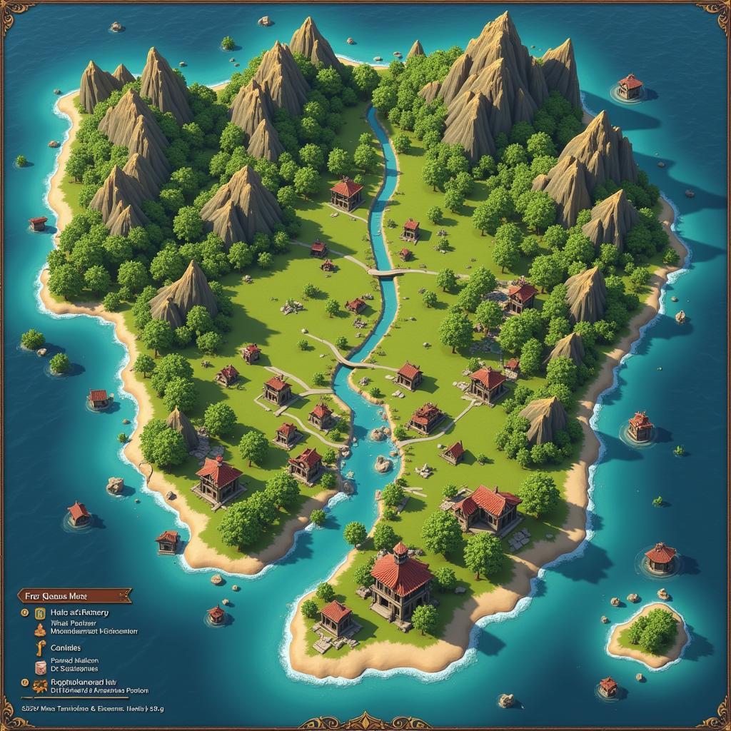 Anh Hung Su Menh APK In-Game Map