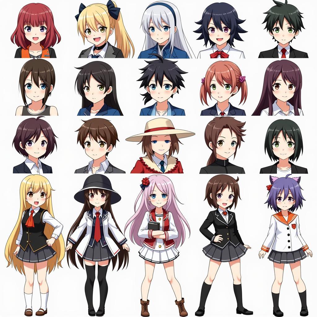 Anime Battle 3.5 Character Roster