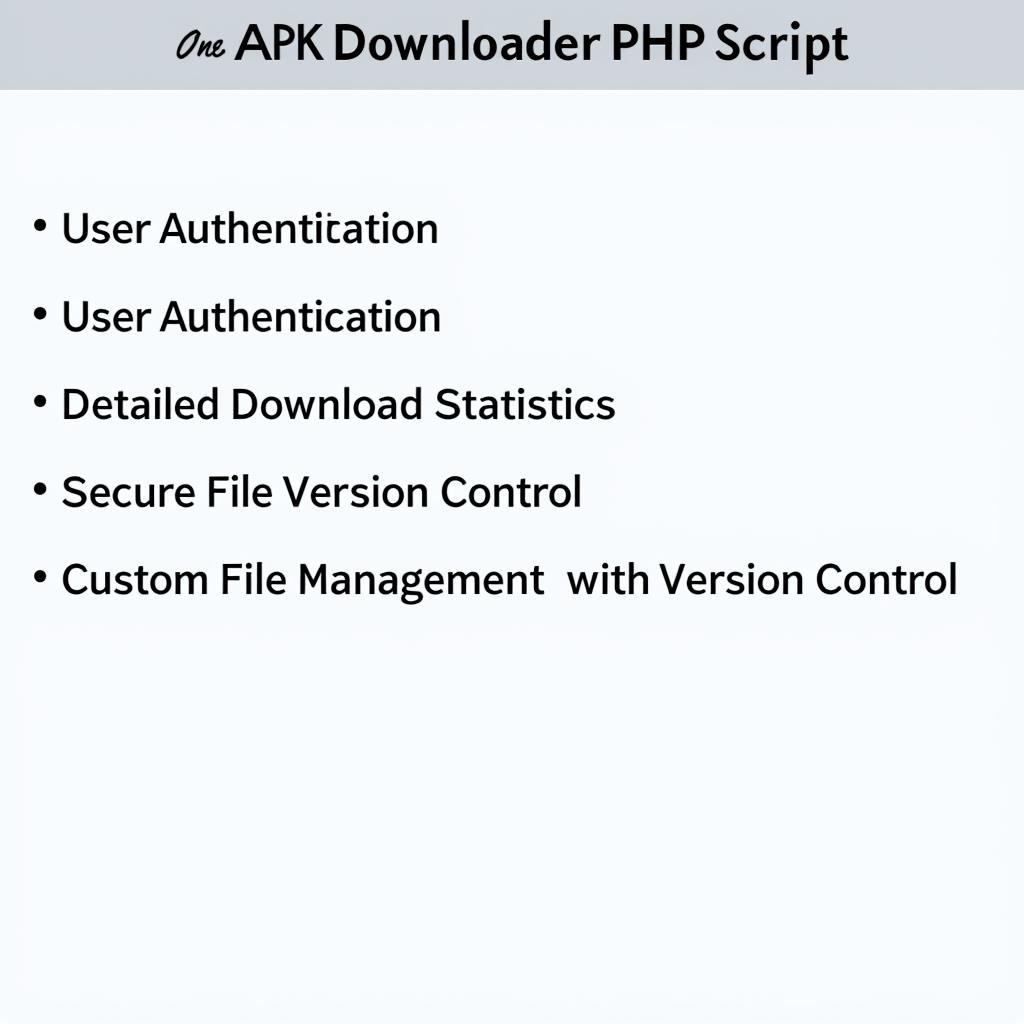 Essential Features of an APK Downloader PHP Script