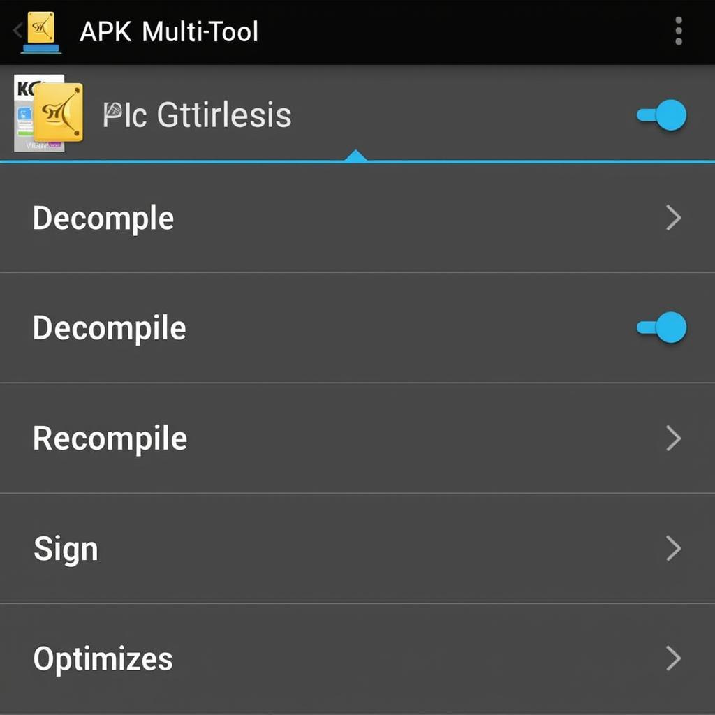 APK Multi-Tool Interface