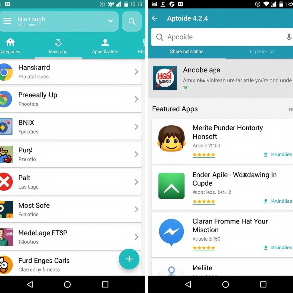 Aptoide 4.2.4 APK Download Interface