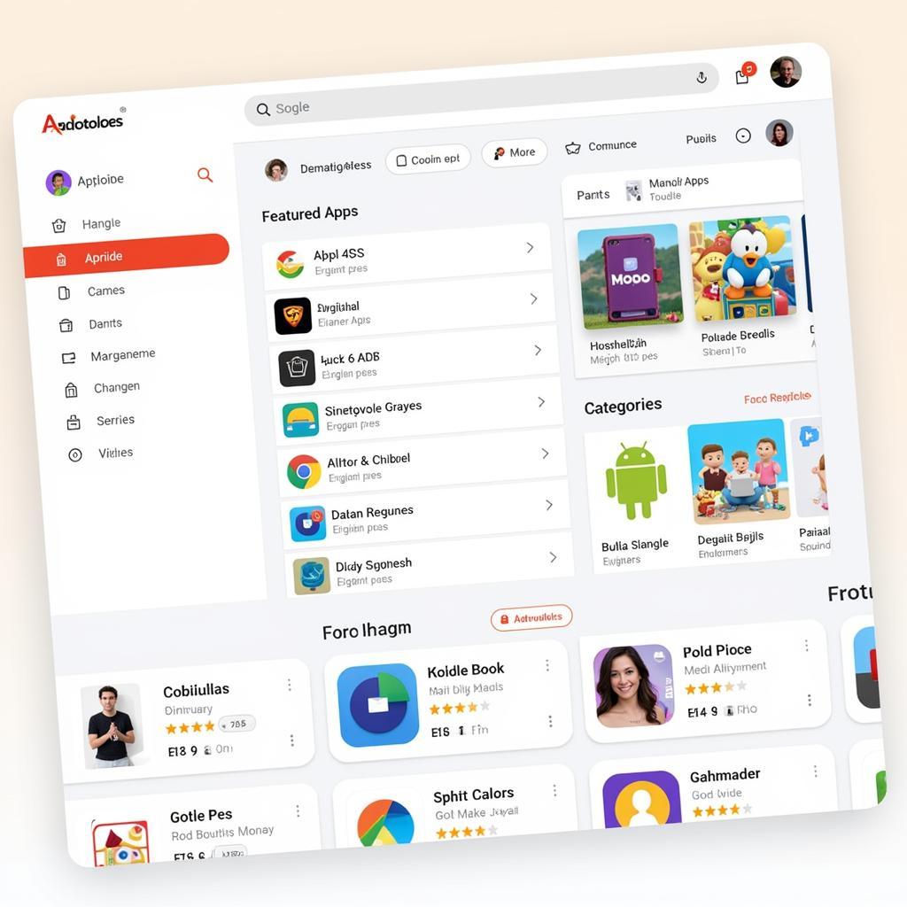 Aptoide App Store Interface