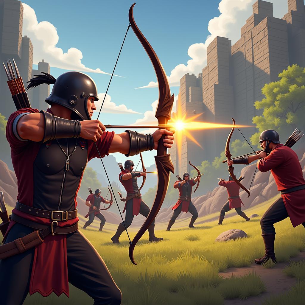 Archer Mod APK Unlimited Money Gameplay Screenshot