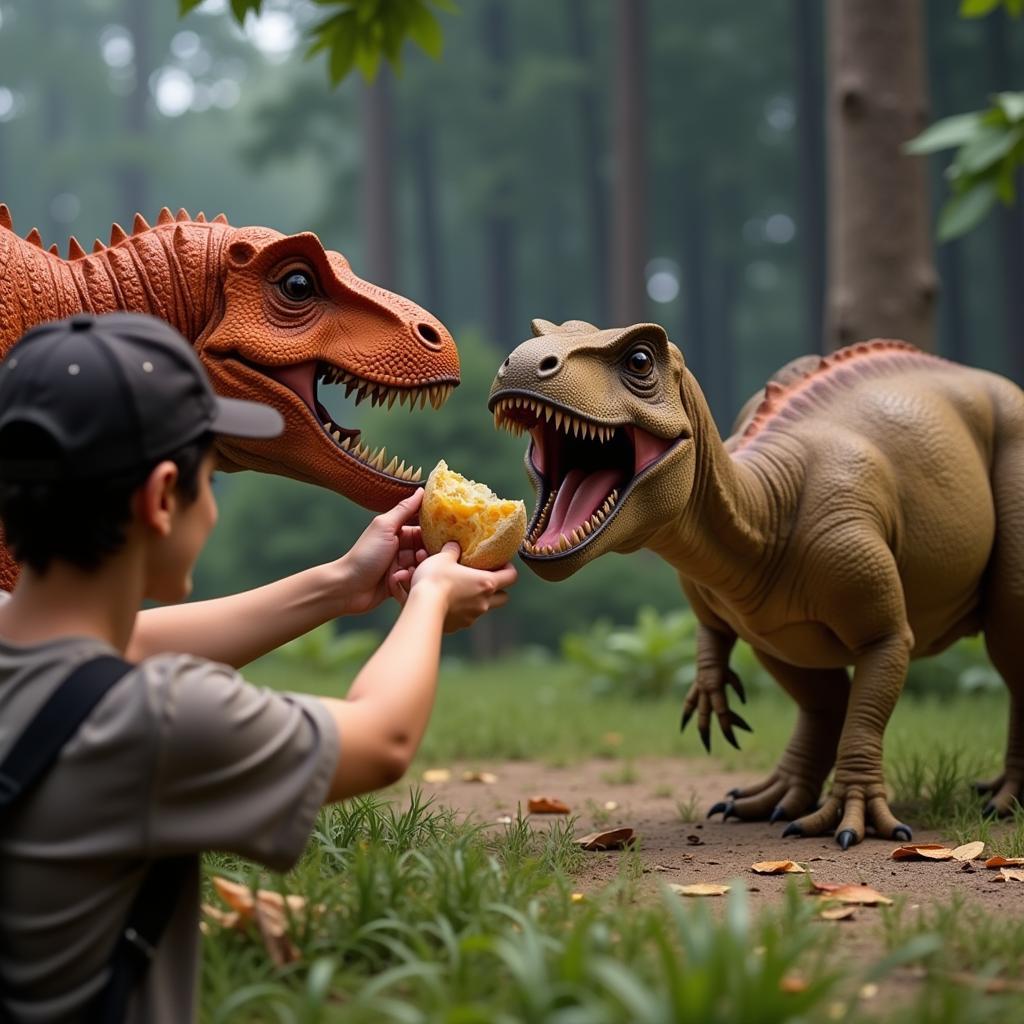 Ark Lite APK Dinosaur Taming Scene