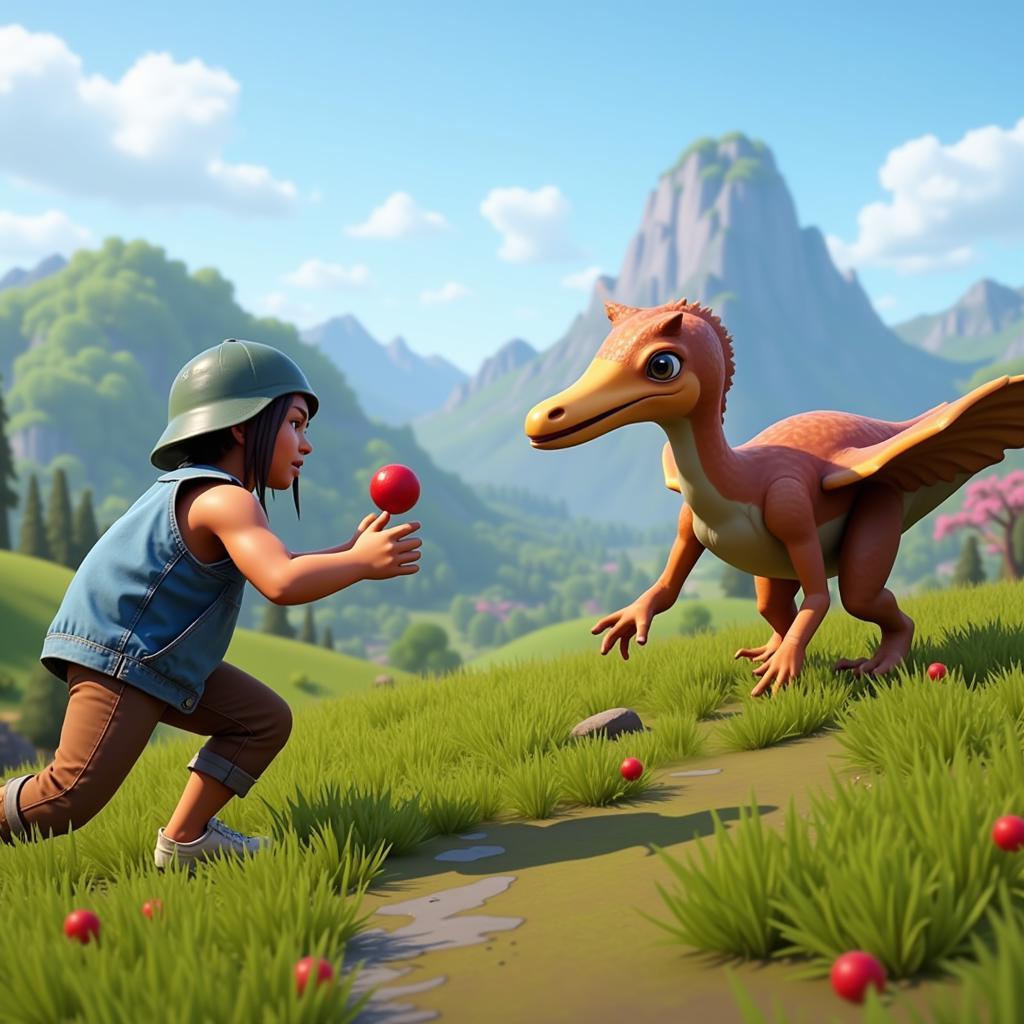 Taming a Dinosaur in Ark Mobile APK 20.07