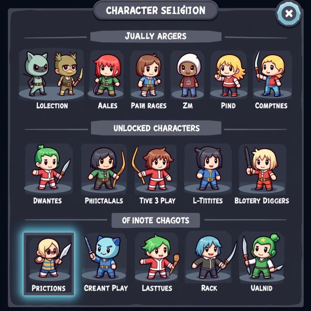 Arrow.io APK Mod Character Selection