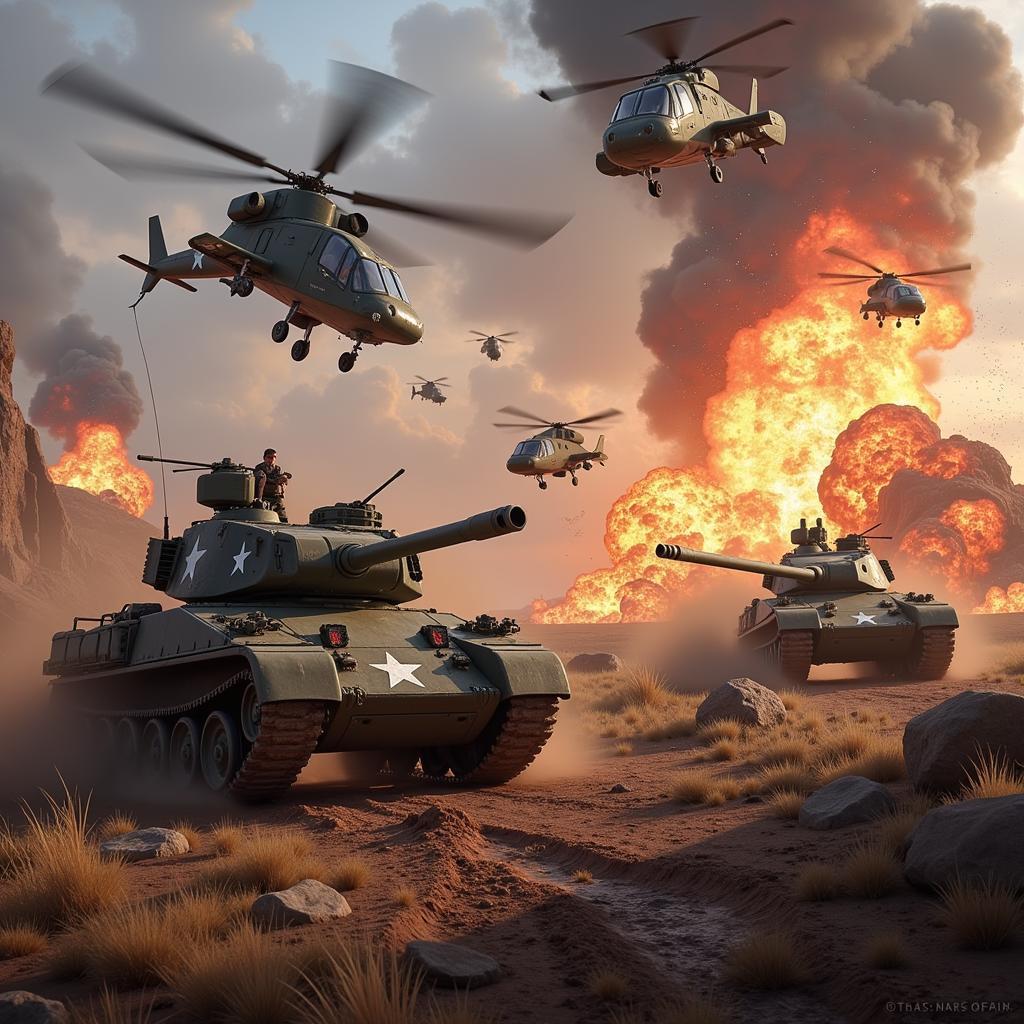 Art of War 3 APK Download - Intense Battle Scene