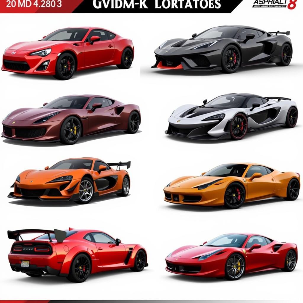 Asphalt 8 Mod APK 4.2.0l Car Collection