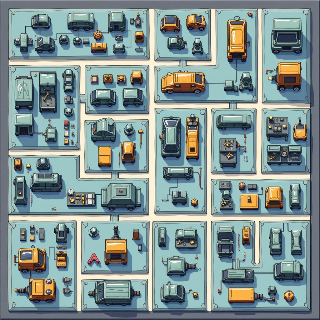 Assembly Line Optimized Factory Layout