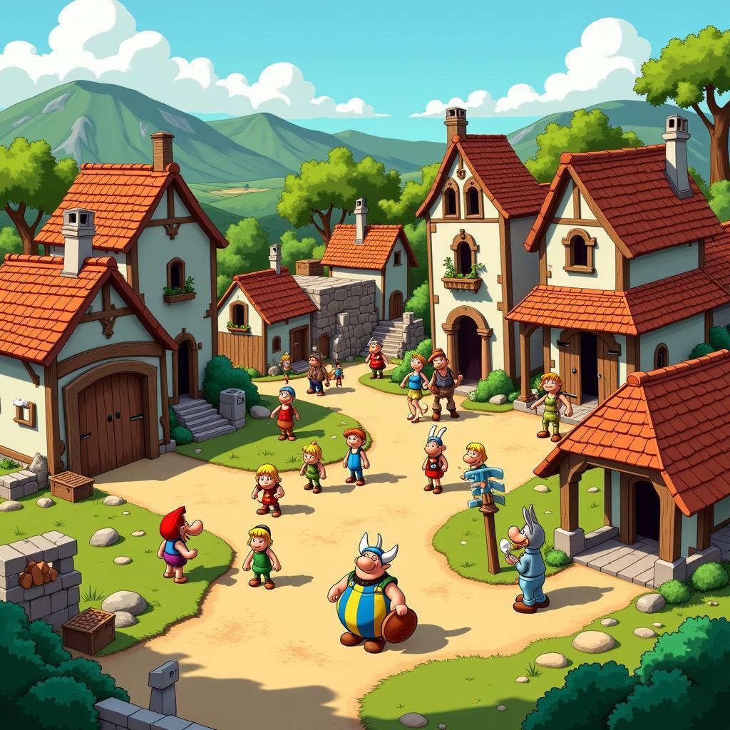 Building a Gaulish Village in Asterix and Friends APK