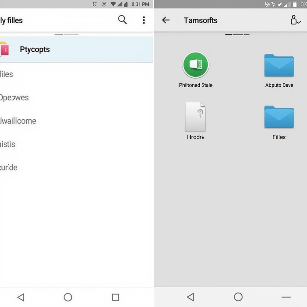 ASUS File Manager Pro APK Interface