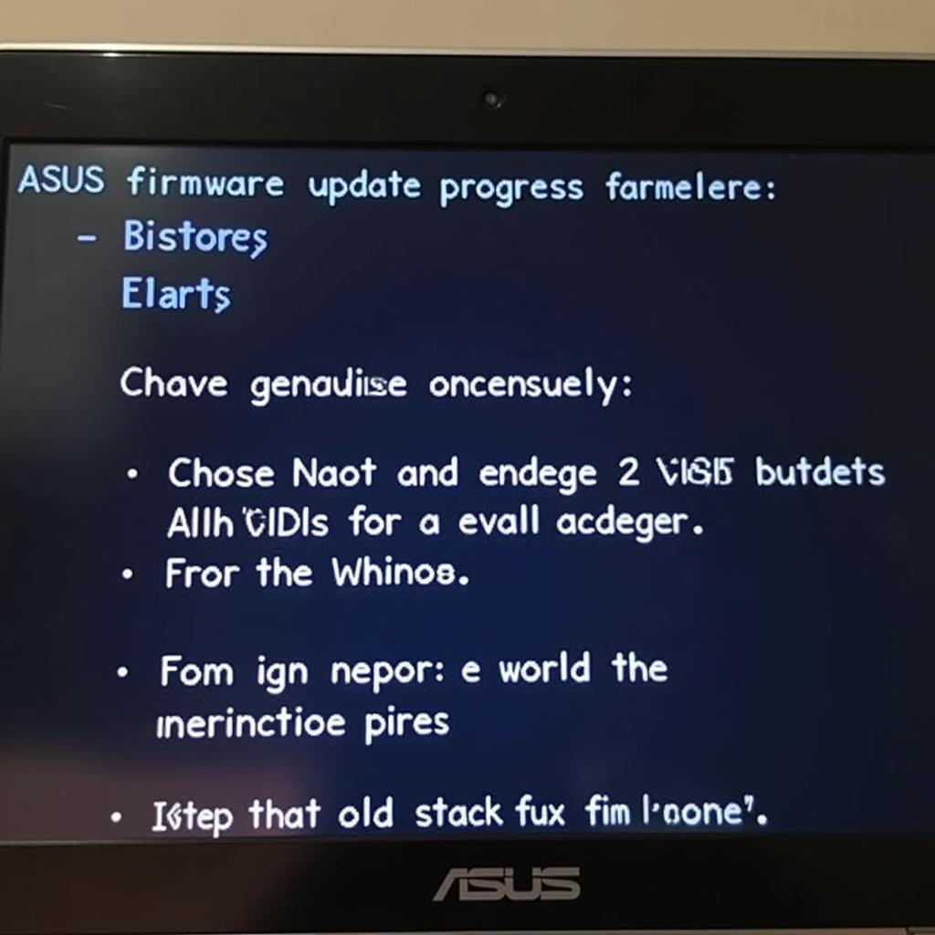 ASUS FOTA Update Progress