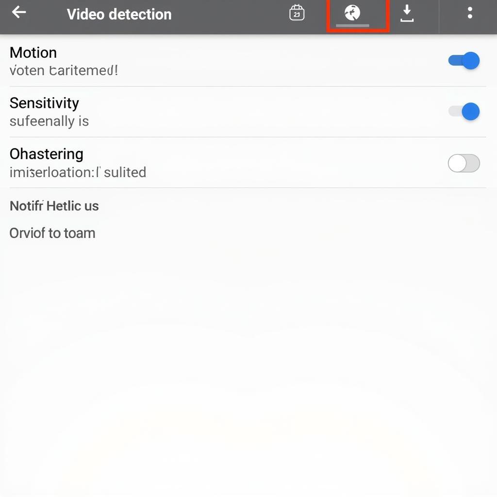 Athome Video Streamer APK Motion Detection Settings