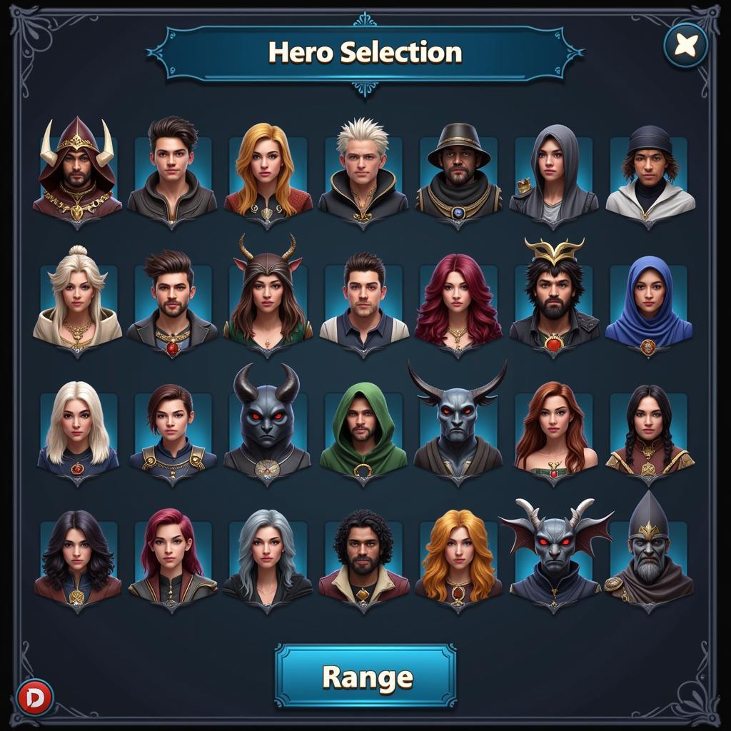 Auto Chess APK Free Download: Hero Selection Screen