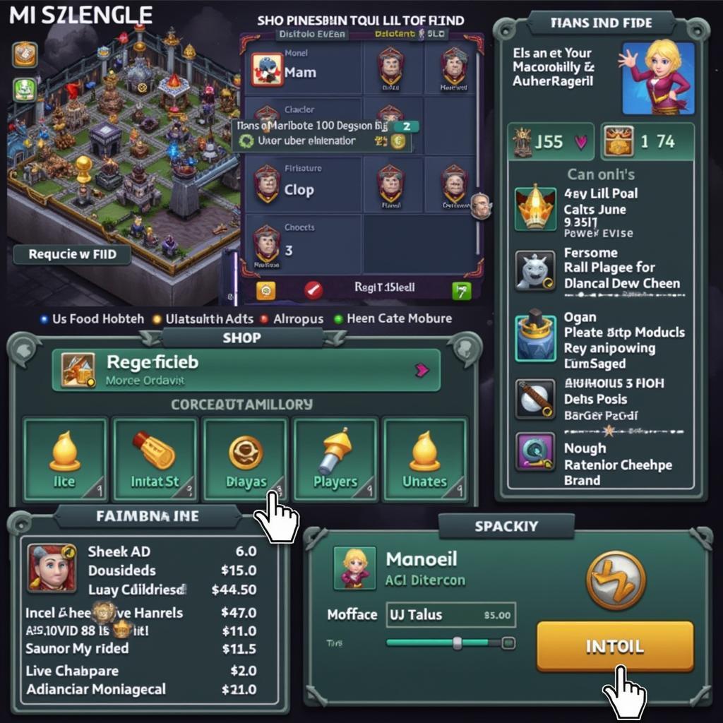 Auto Chess Legends Mod APK User Interface