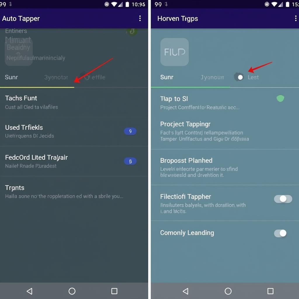 Auto Tapper Pro APK Interface