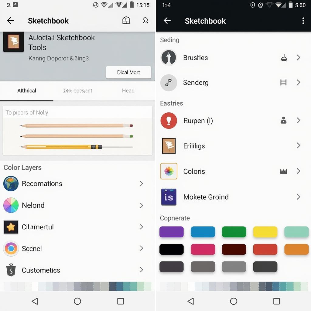 Autodesk Sketchbook APK Interface