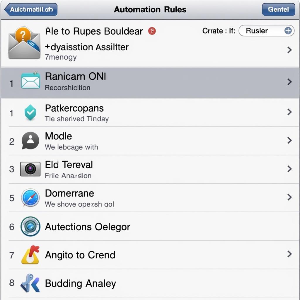 AutomateIt Pro Rules List