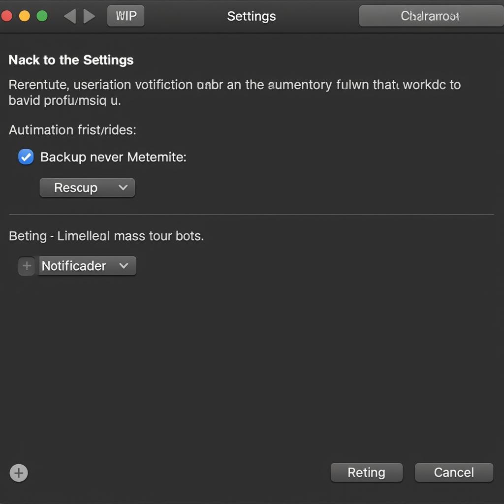 AutomateIt Pro Settings