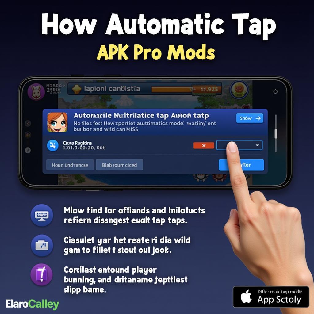 Automatic Tap Pro APK Mod in a Game