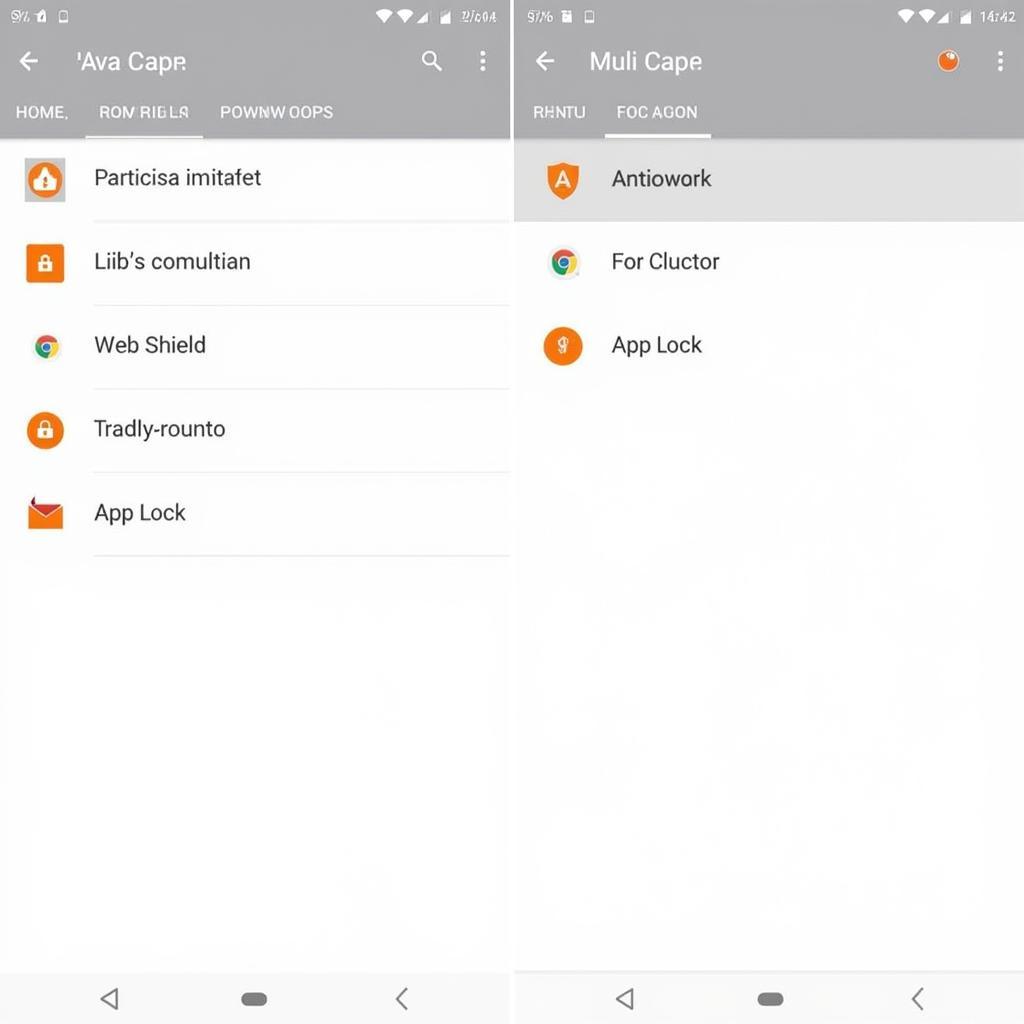 Avast Antivirus Premium APK Interface