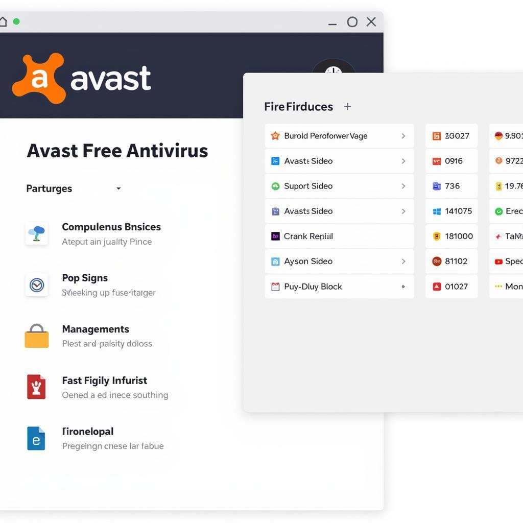 Avast Free Antivirus Interface