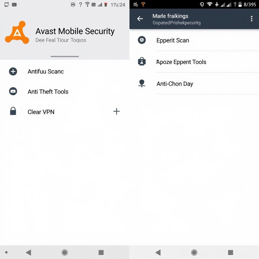 Avast Mobile Security 6.7.1 APK Interface