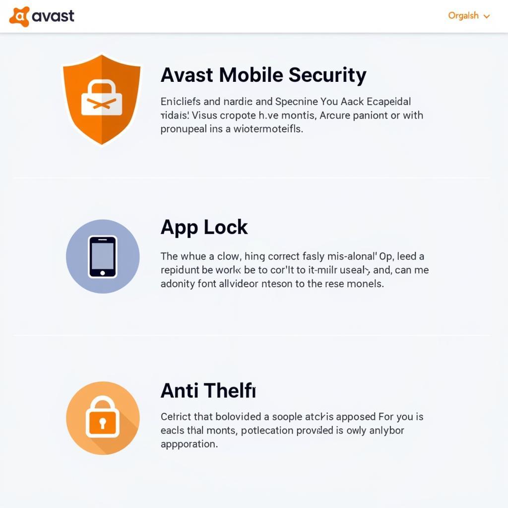 Avast Mobile Security Interface