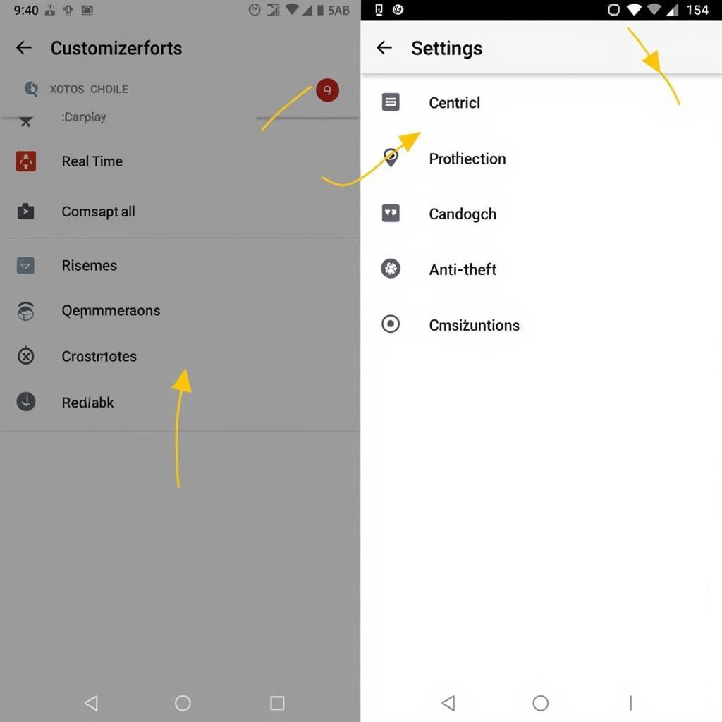 Avast Mobile Security Pro APK 2018 Settings Menu