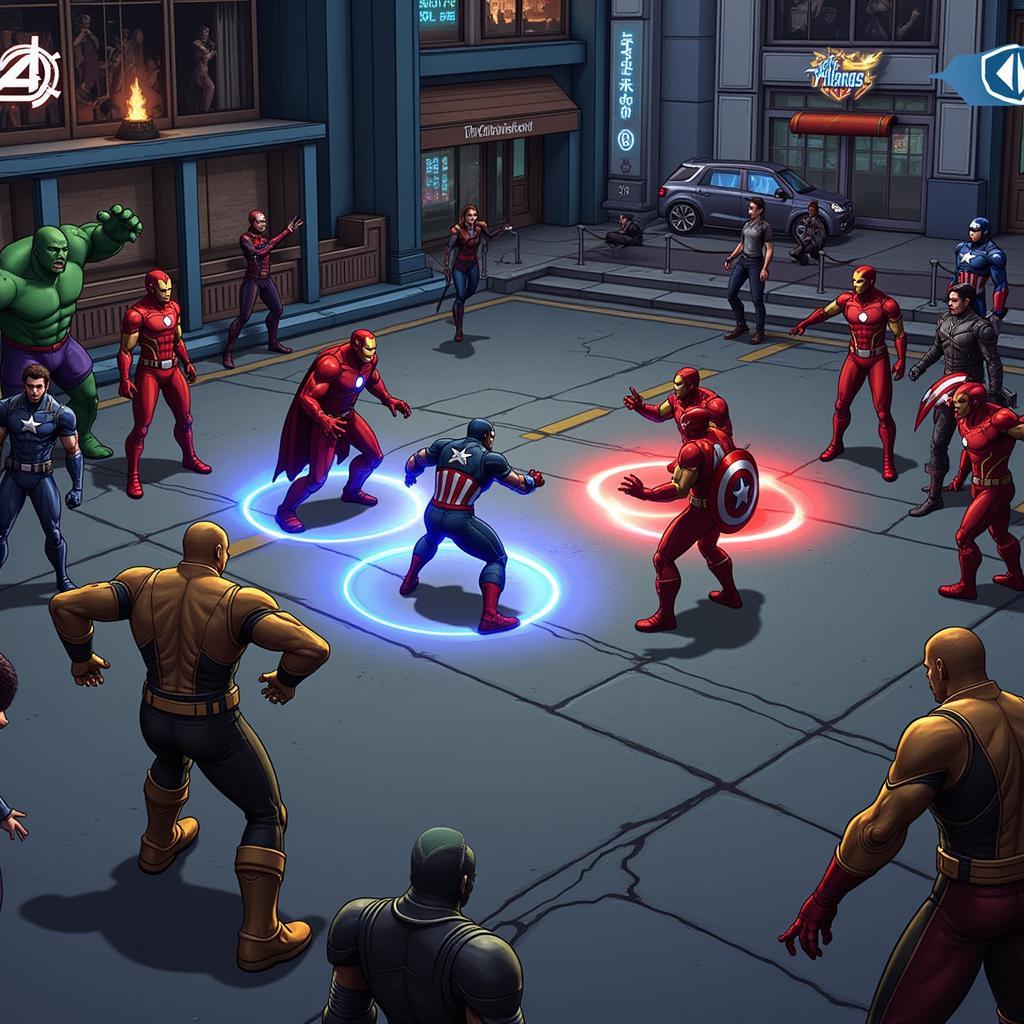 Avengers Alliance Combat Screenshot