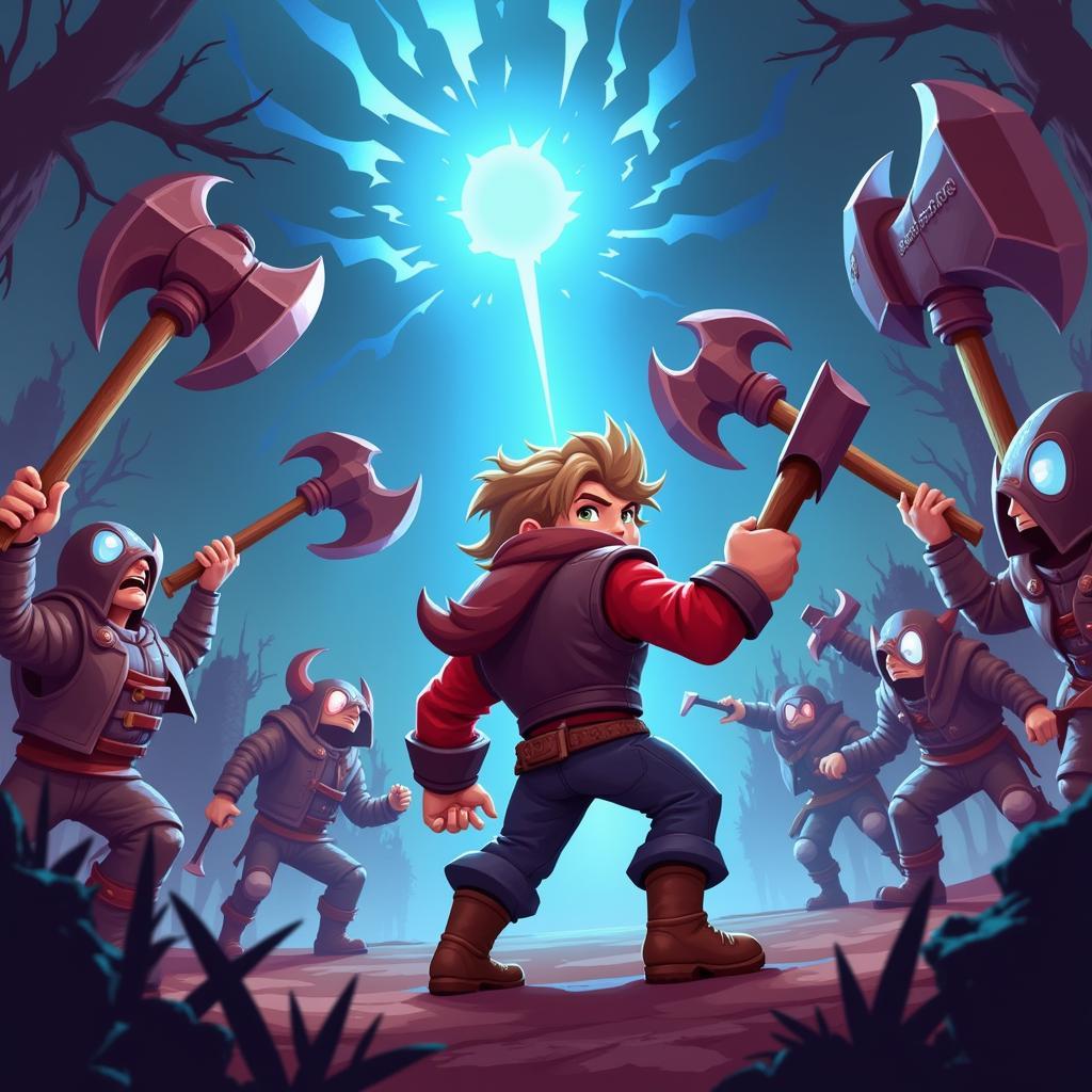 Axes IO Mod APK Unlimited Money Gameplay Screenshot