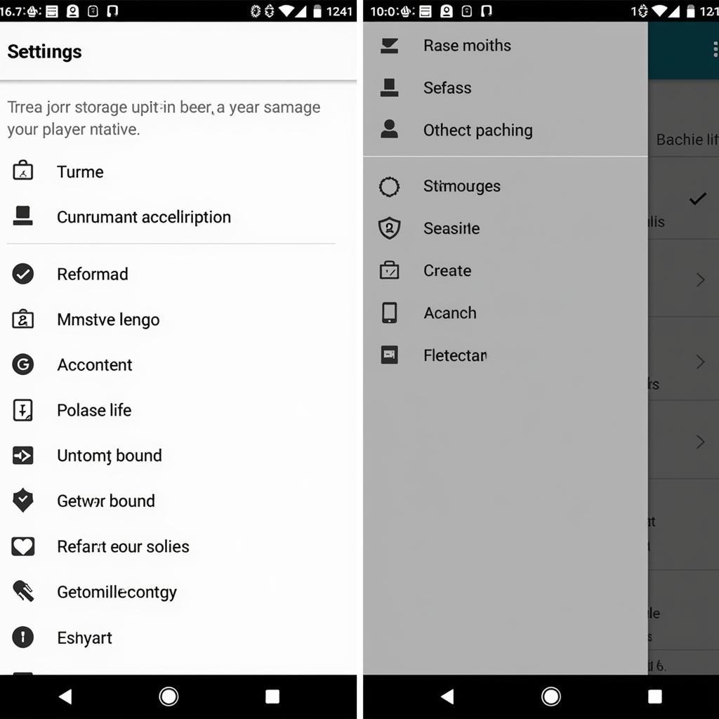 Azar Mod VIP APK Settings Menu