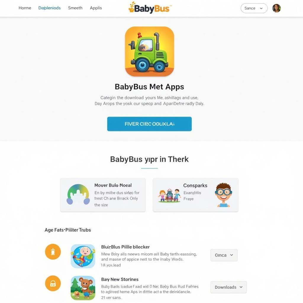 BabyBus APK Download Interface