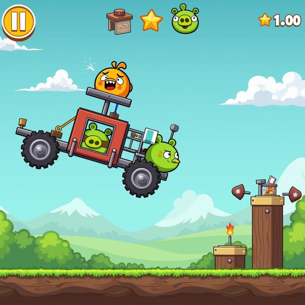 Bad Piggies Hack APK 1.5.2 Gameplay Screenshot