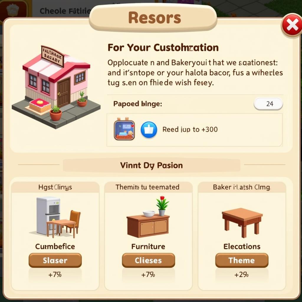 Designing Your Bakery in Bakery Story 2 Mod APK