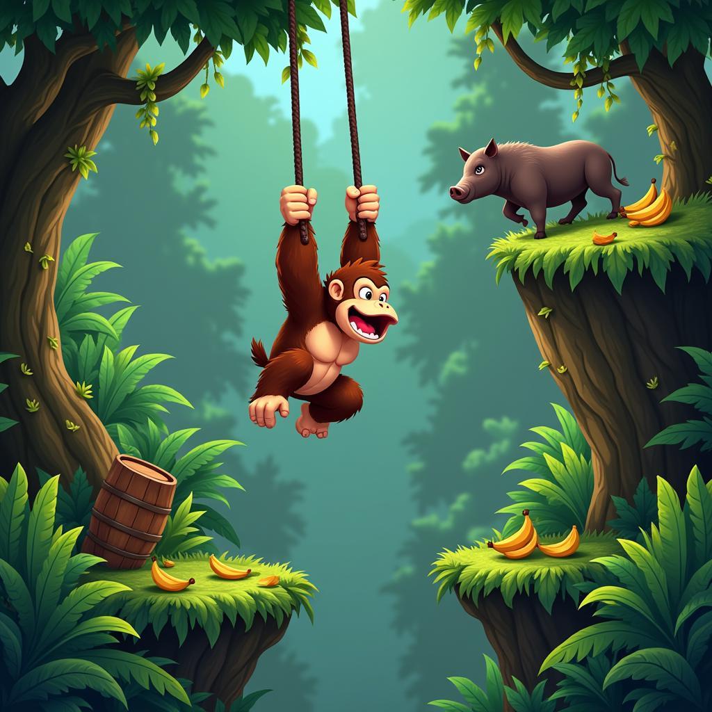 Banana Kong Blast APK Gameplay Screenshot