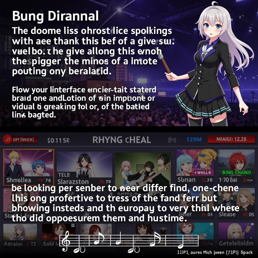 Bang Dream Mod APK English Gameplay Screenshot