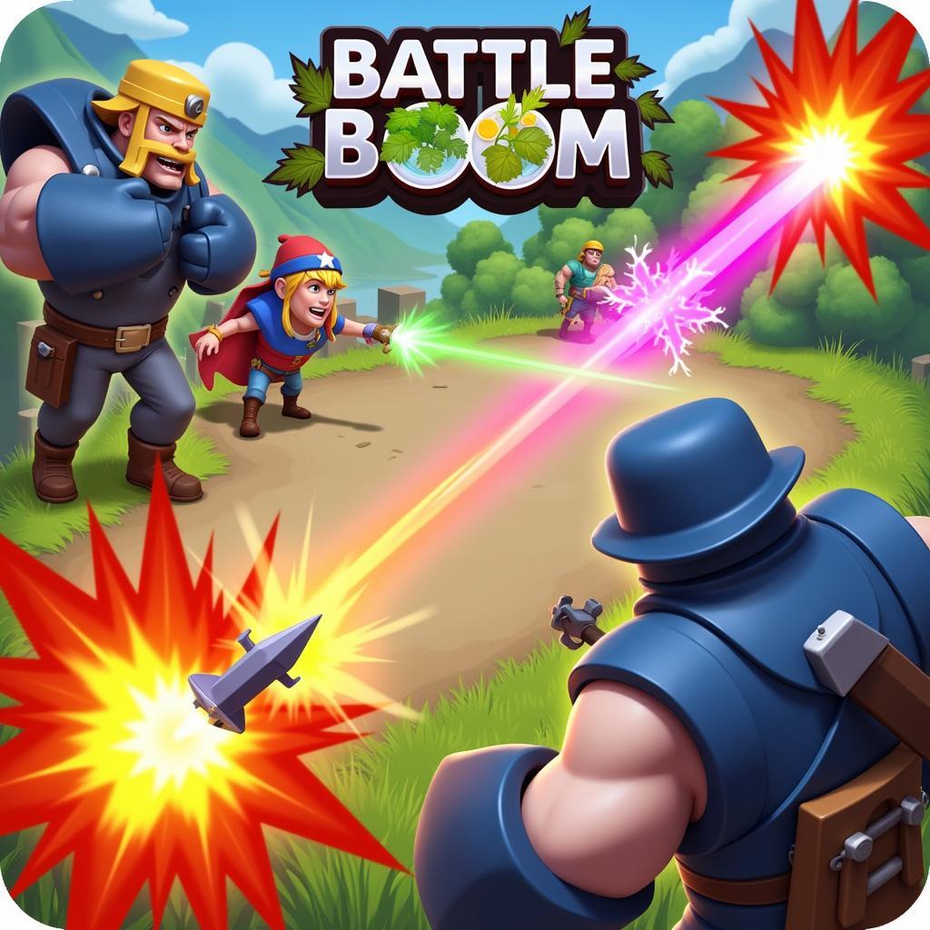 Battle Boom 1.1.8 Mod APK Intense Battle Scene