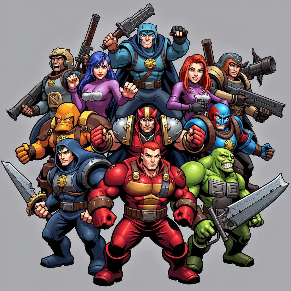 Battle Chasers Nightwar Characters via APK Pure