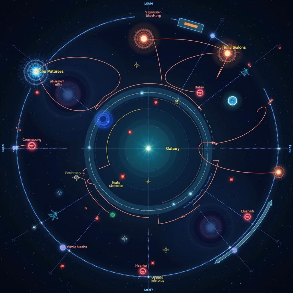 Galaxy Map Exploration in Battle Galaxy APK