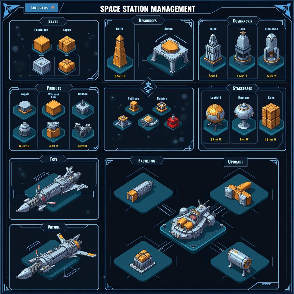 Space Station Management in Battle Galaxy APK