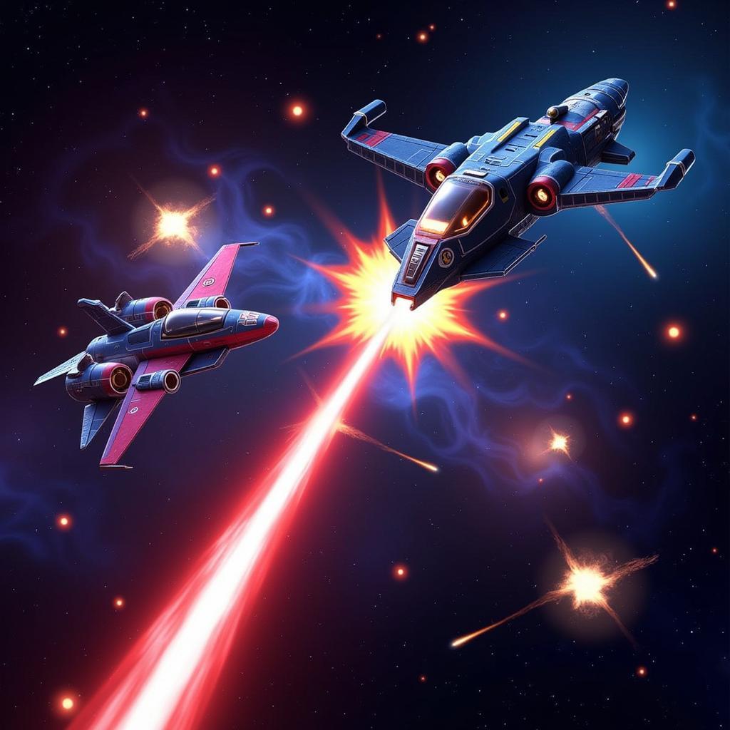 Spaceship Combat in Battle Galaxy APK