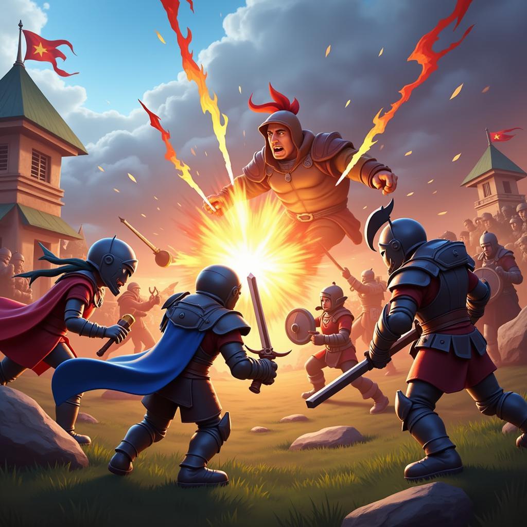 Battle Realms Android APK Intense Combat Scene