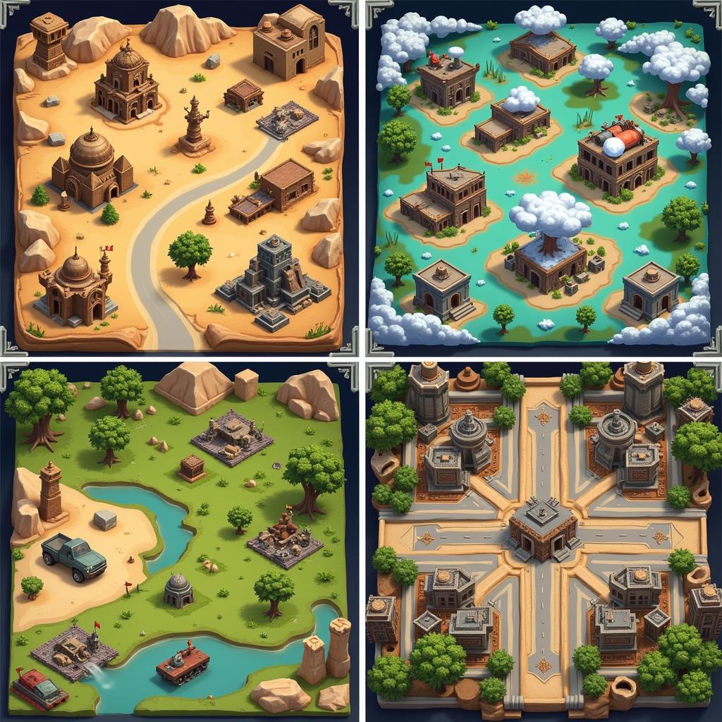 Diverse Maps and Environments in Battle Supremacy APK