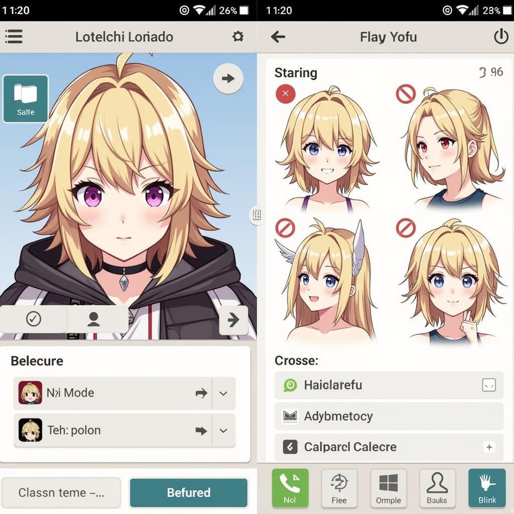 BDO Mobile Character Creation Screen